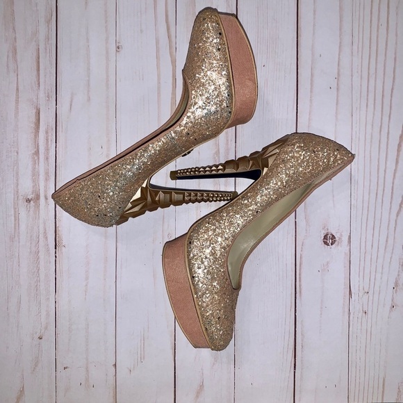 Rachel Roy heels glitter platform Keedan heels sexy - Picture 3 of 10